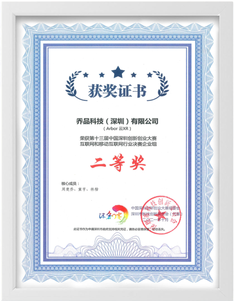 Shenzhen entrepreneurship competition award